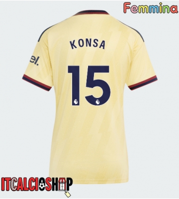 Arsenal Ezri Konsa #15 Terza Maglia Femmina 2026-27 Manica Corta
